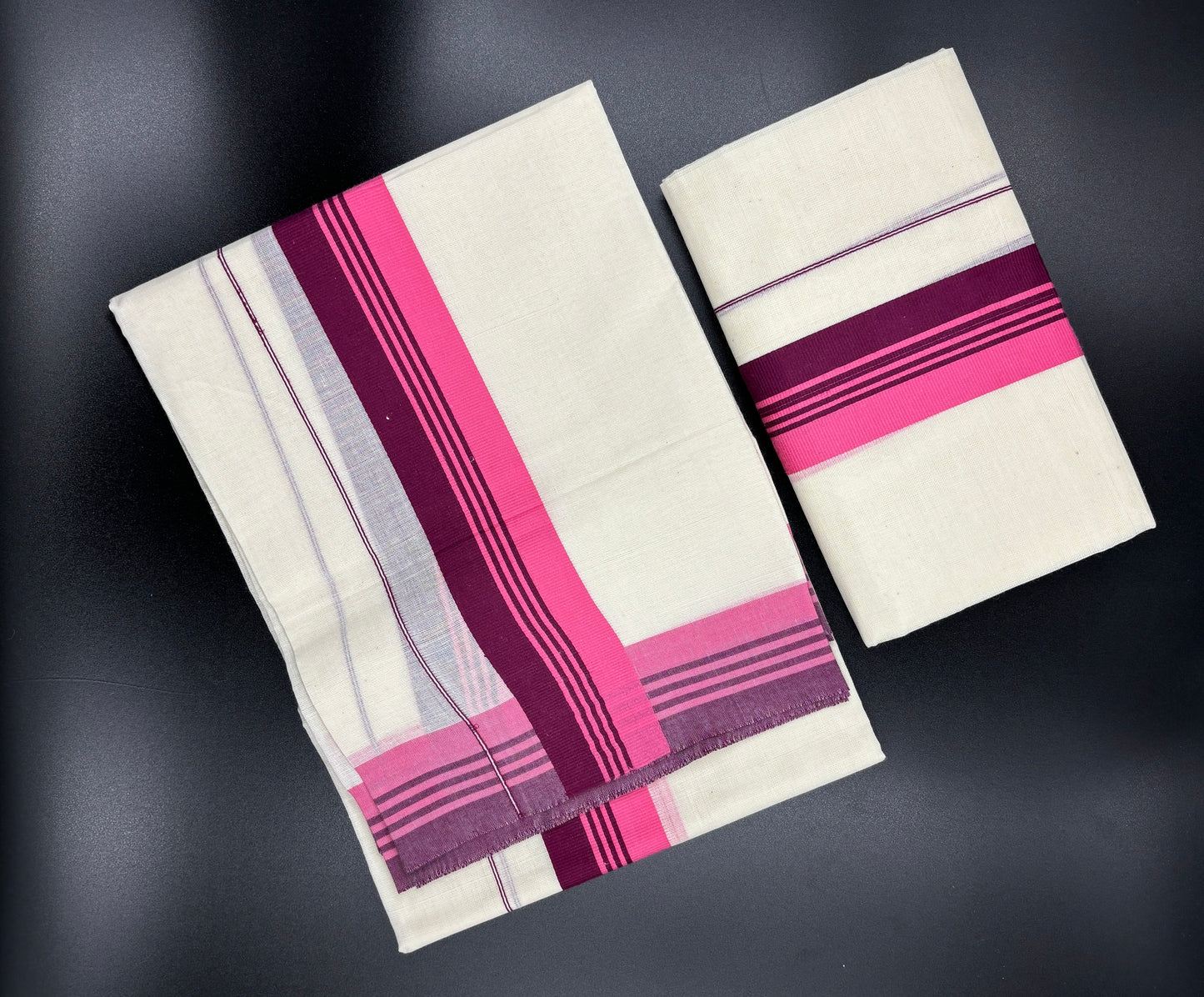 SM-32 2 inch kattikara fancy set mundu 2.80