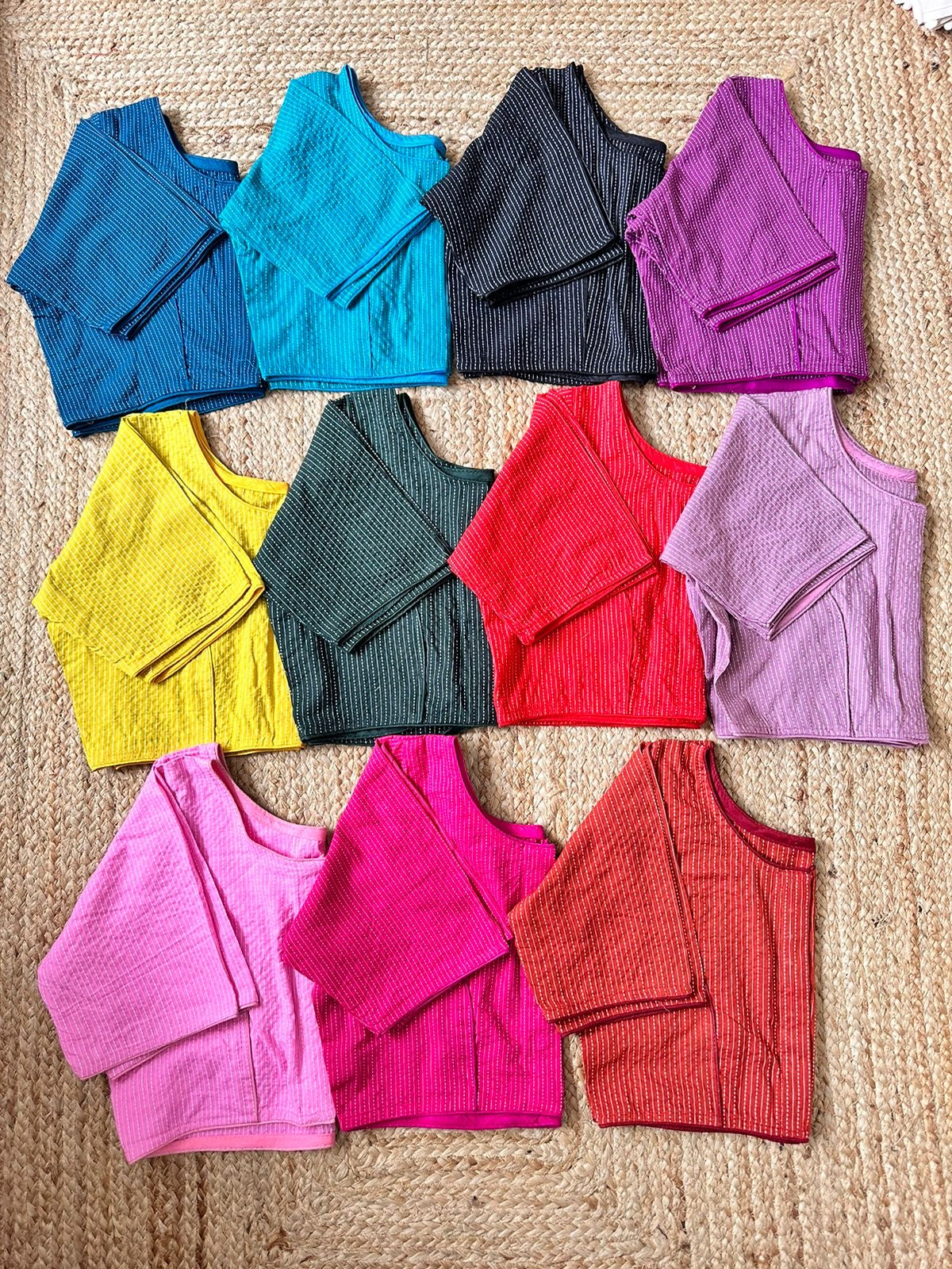 Rb02- Kantha work blouse