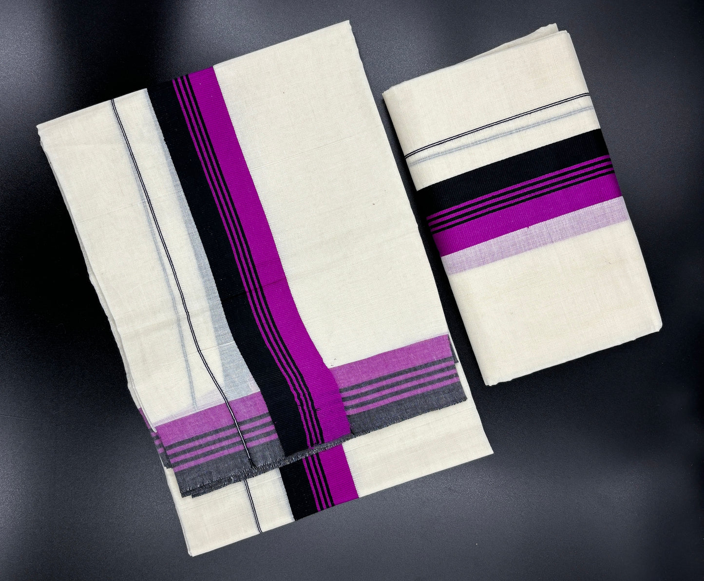SM-32 2 inch kattikara fancy set mundu 2.80