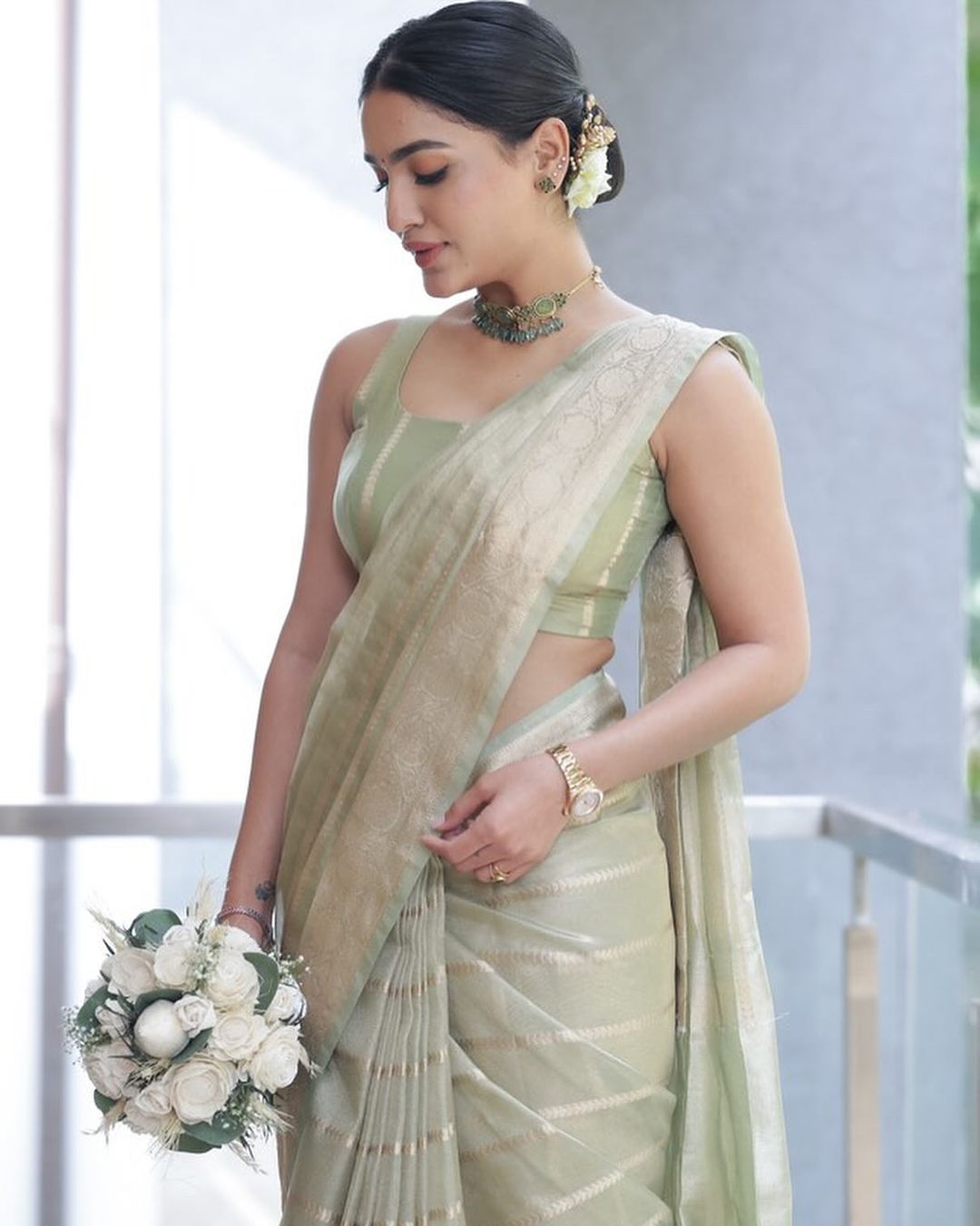 CS15 - sanyia iyyapan banarasi saree