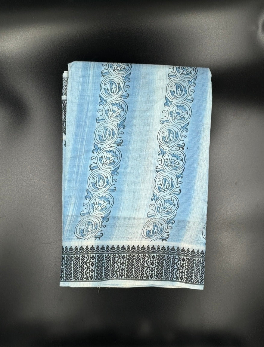 CC24- cotton colour jaq border saree