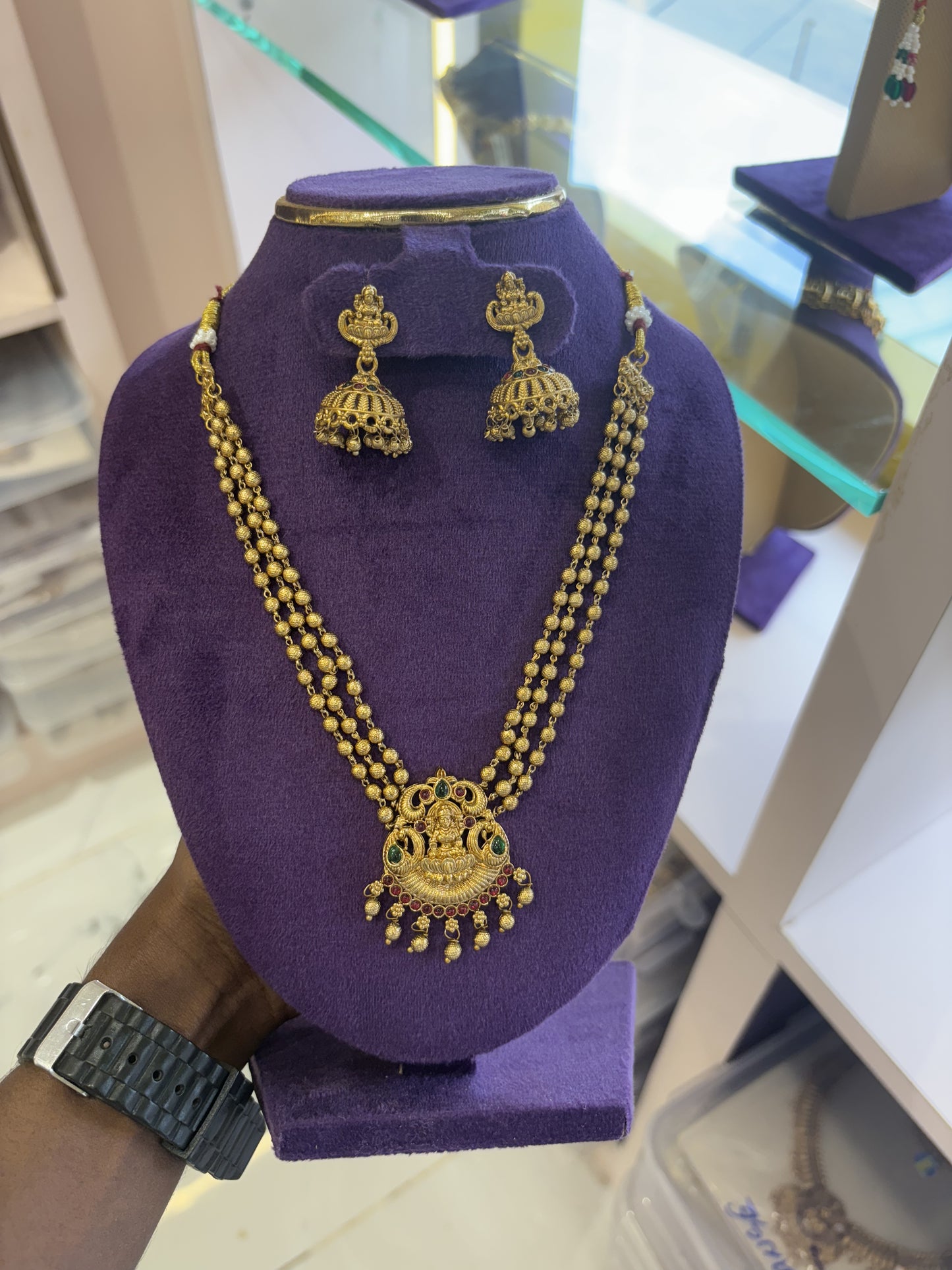 JL200330104 3Layer necklace JEWELLERY