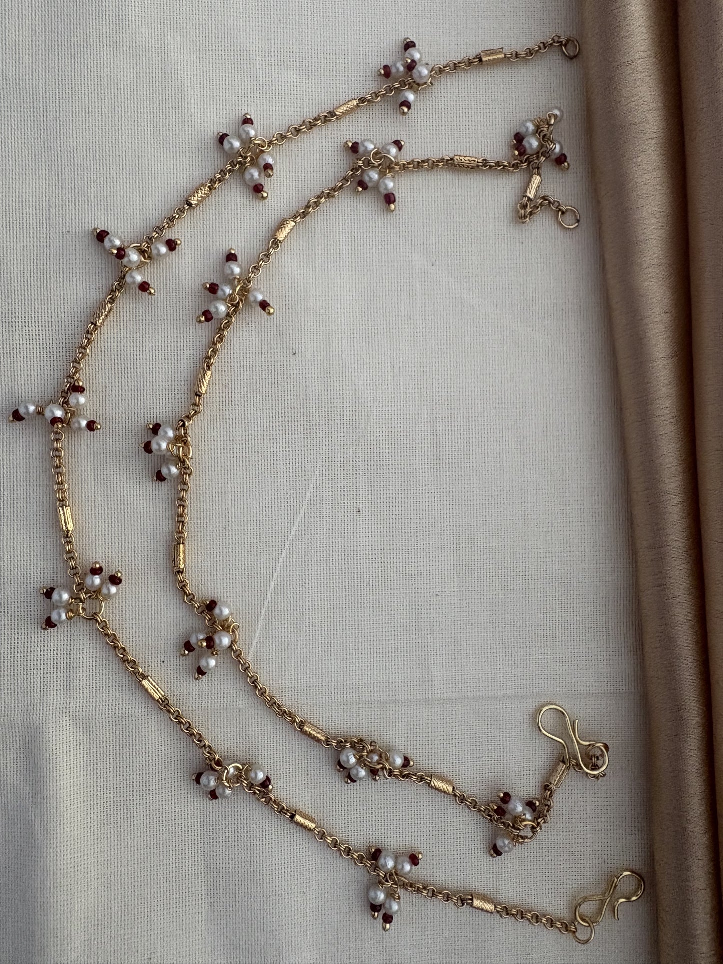 JL10023041 Pearl anklets JEWELLERY