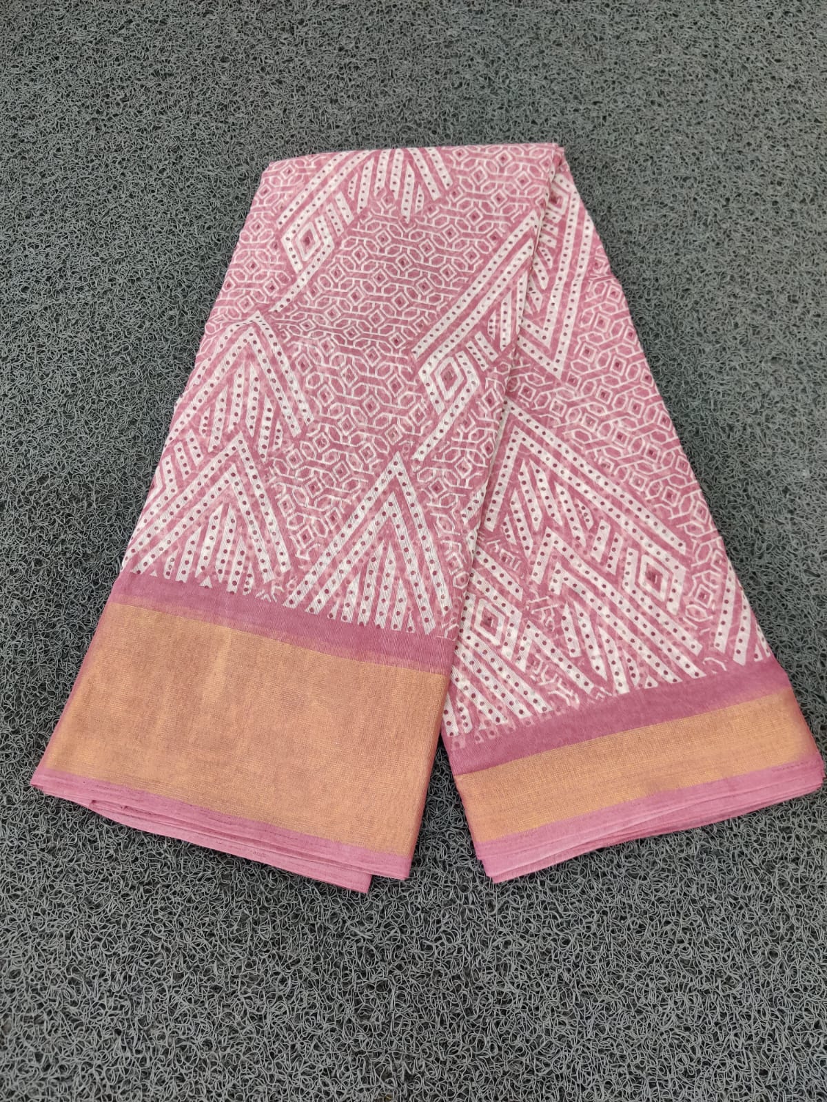 LINEN COTTON SAREE OFF01