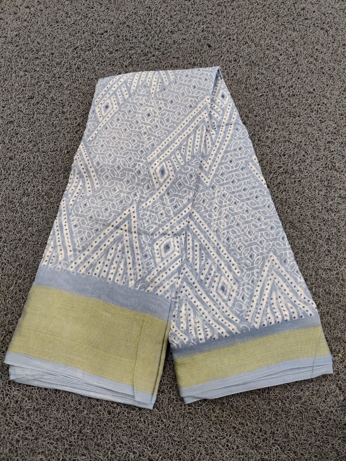 LINEN COTTON SAREE OFF01
