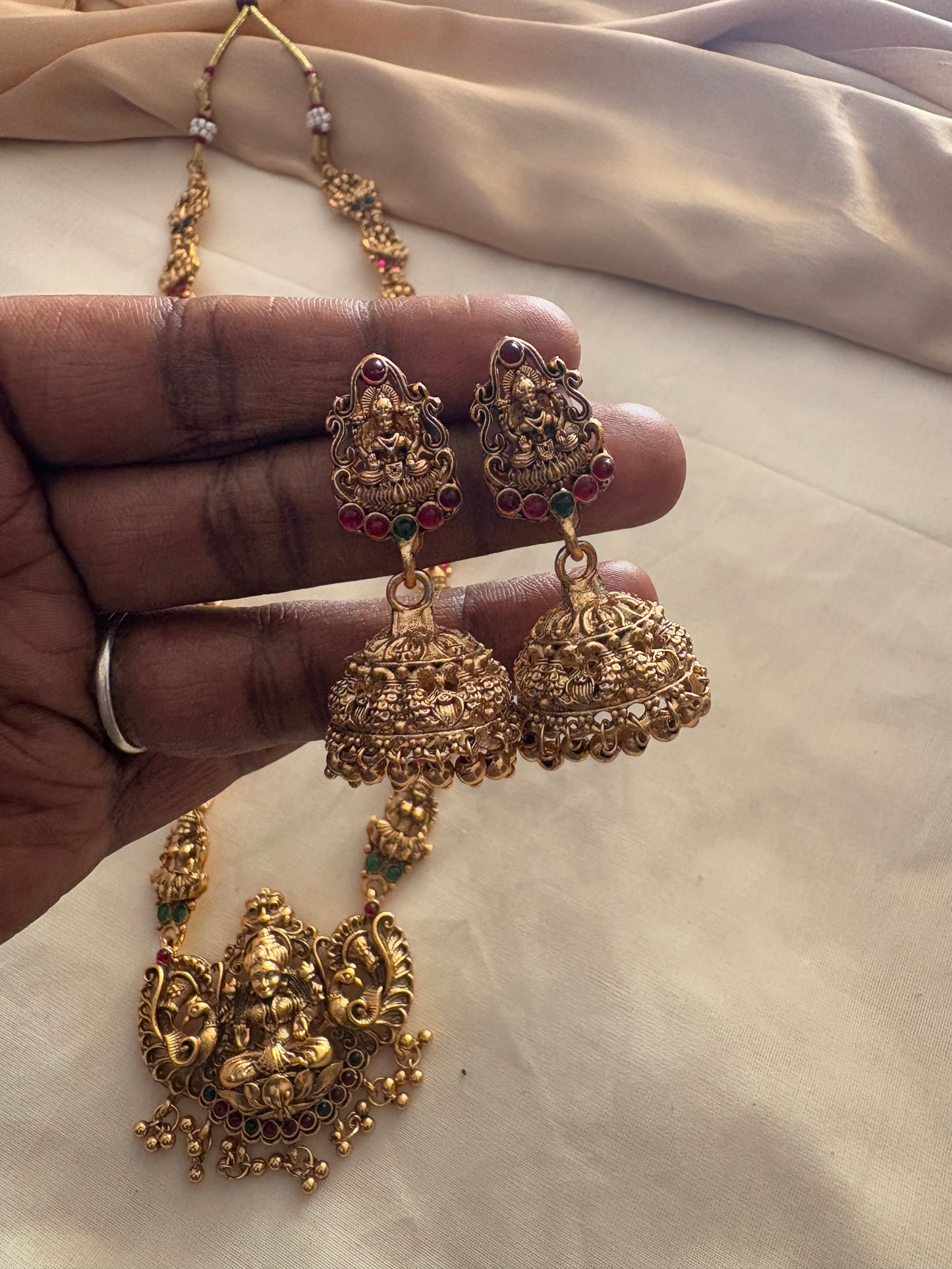 JL30066081/1 Lakshmi long Haram JEWELLERY