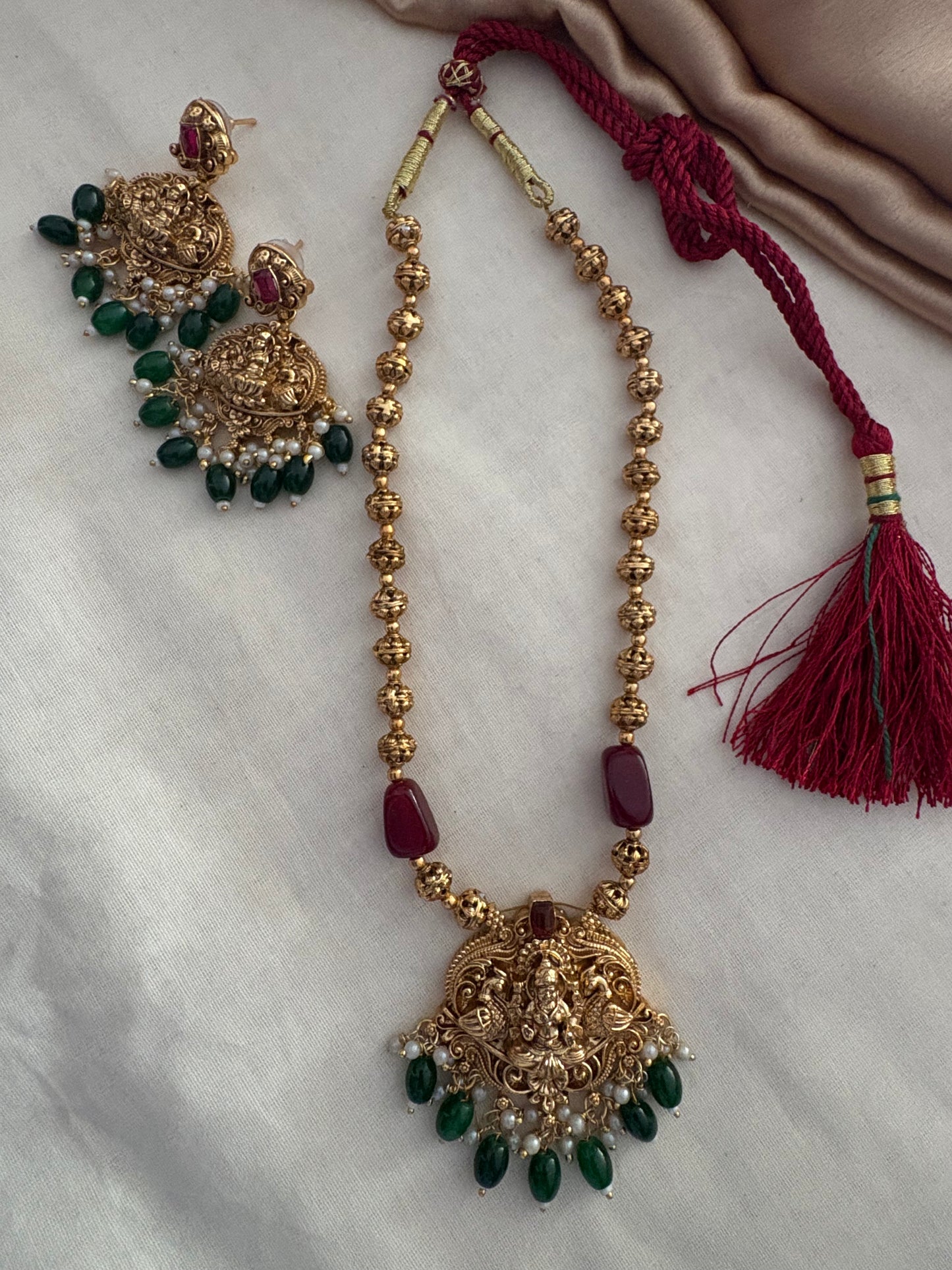 JL10054011 Haritha long necklace JEWELLERY