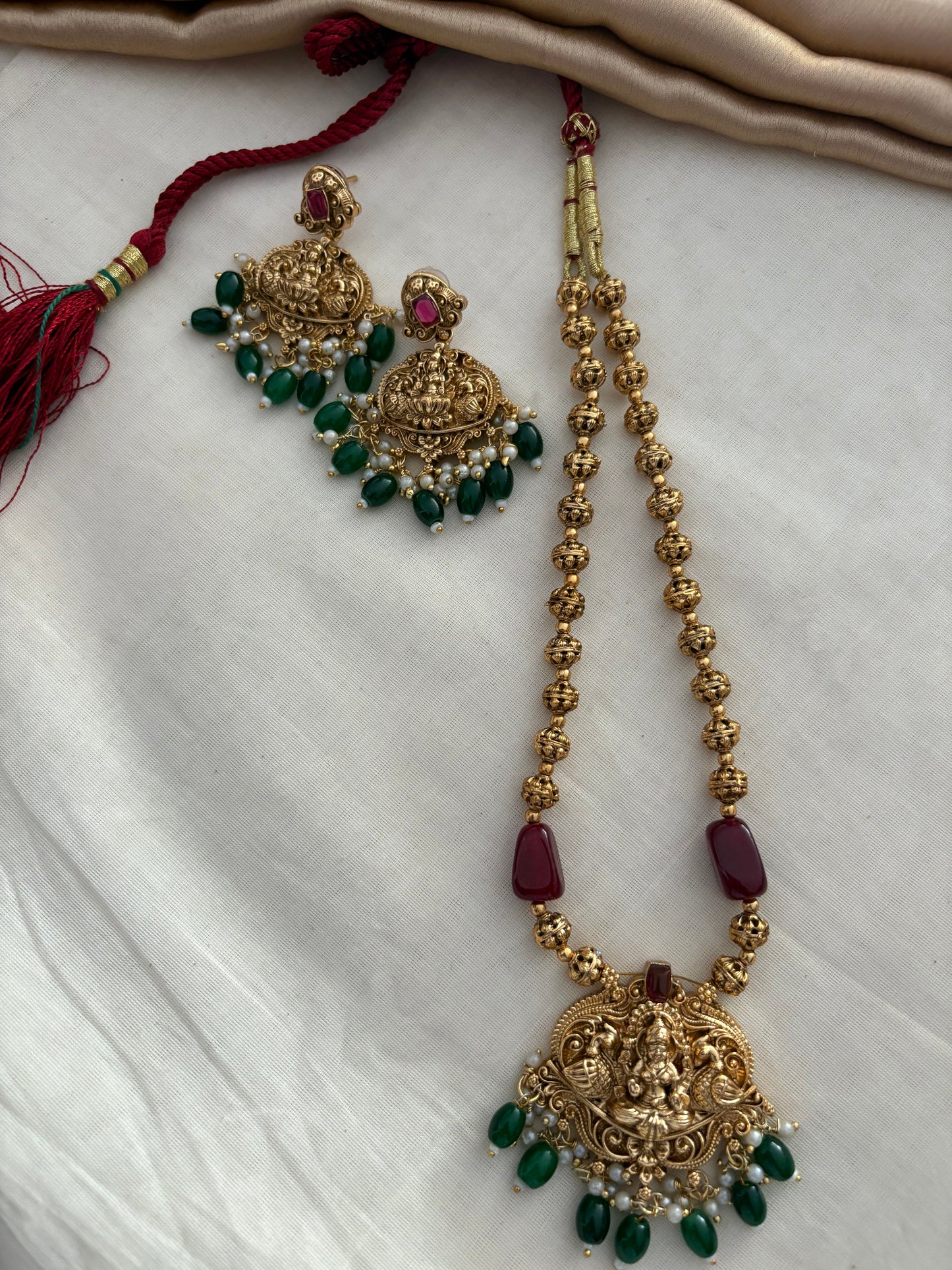 JL10054011 Haritha long necklace JEWELLERY