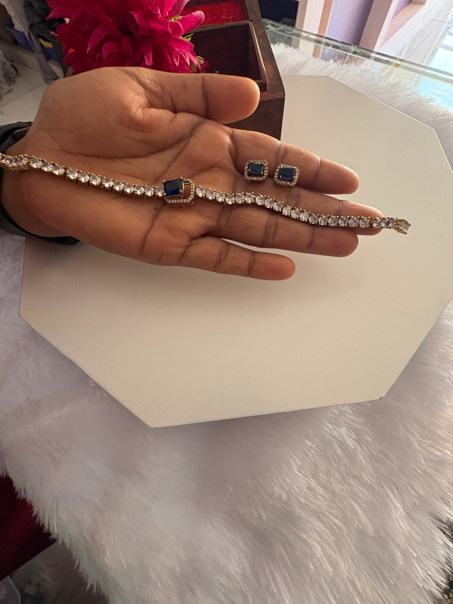 JL100675102 Diya necklace JEWELLERY (4 in 1)