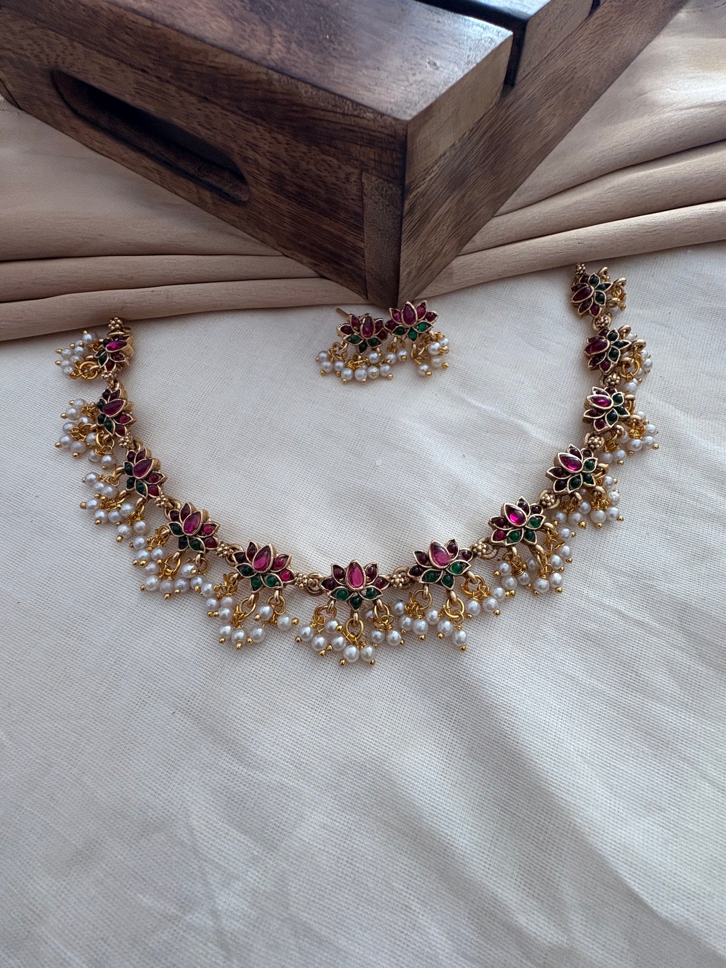 JL50036022 Cute Lotus necklace JEWELLERY