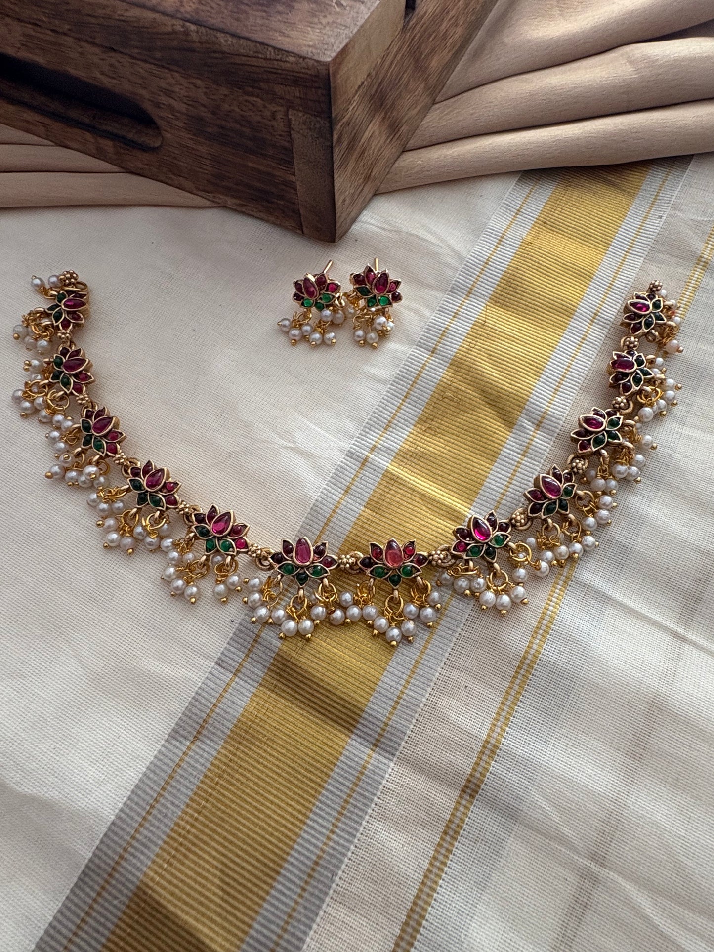 JL50036022 Cute Lotus necklace JEWELLERY
