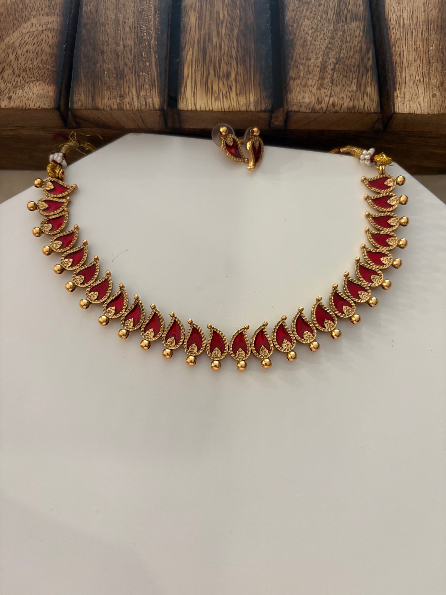 JL40052522 Diya Mango necklace JEWELLERY