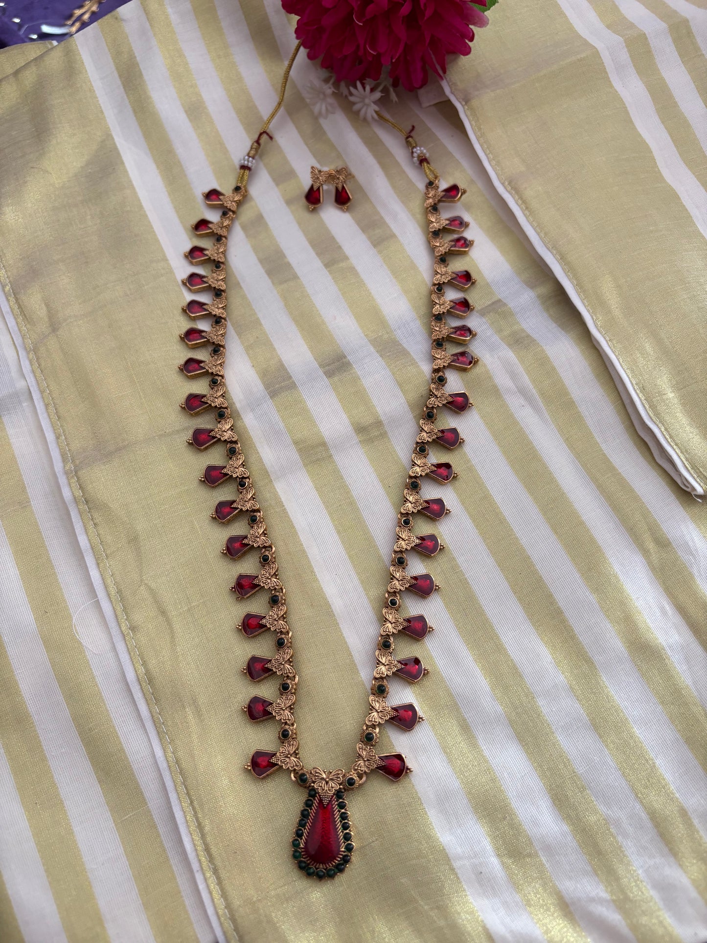 JL10045022 Long neck set jewellery