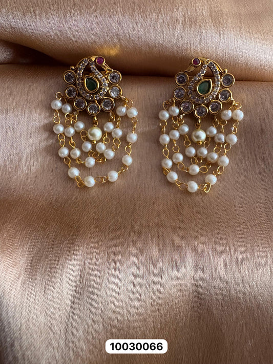 JL100300111 Pearl Simple Earrings JEWELLERY