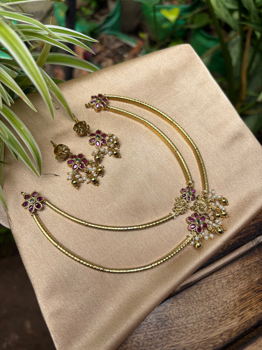 JL10089011 2 Layer premium necklace JEWELLERY