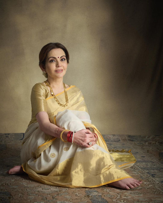 SS41- Nita ambani kerala saree