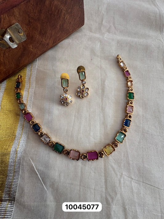 JL10045011 Multi Colour necklace JEWELLERY