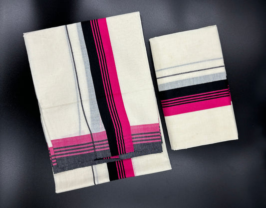 SM-32 2 inch kattikara fancy set mundu 2.80