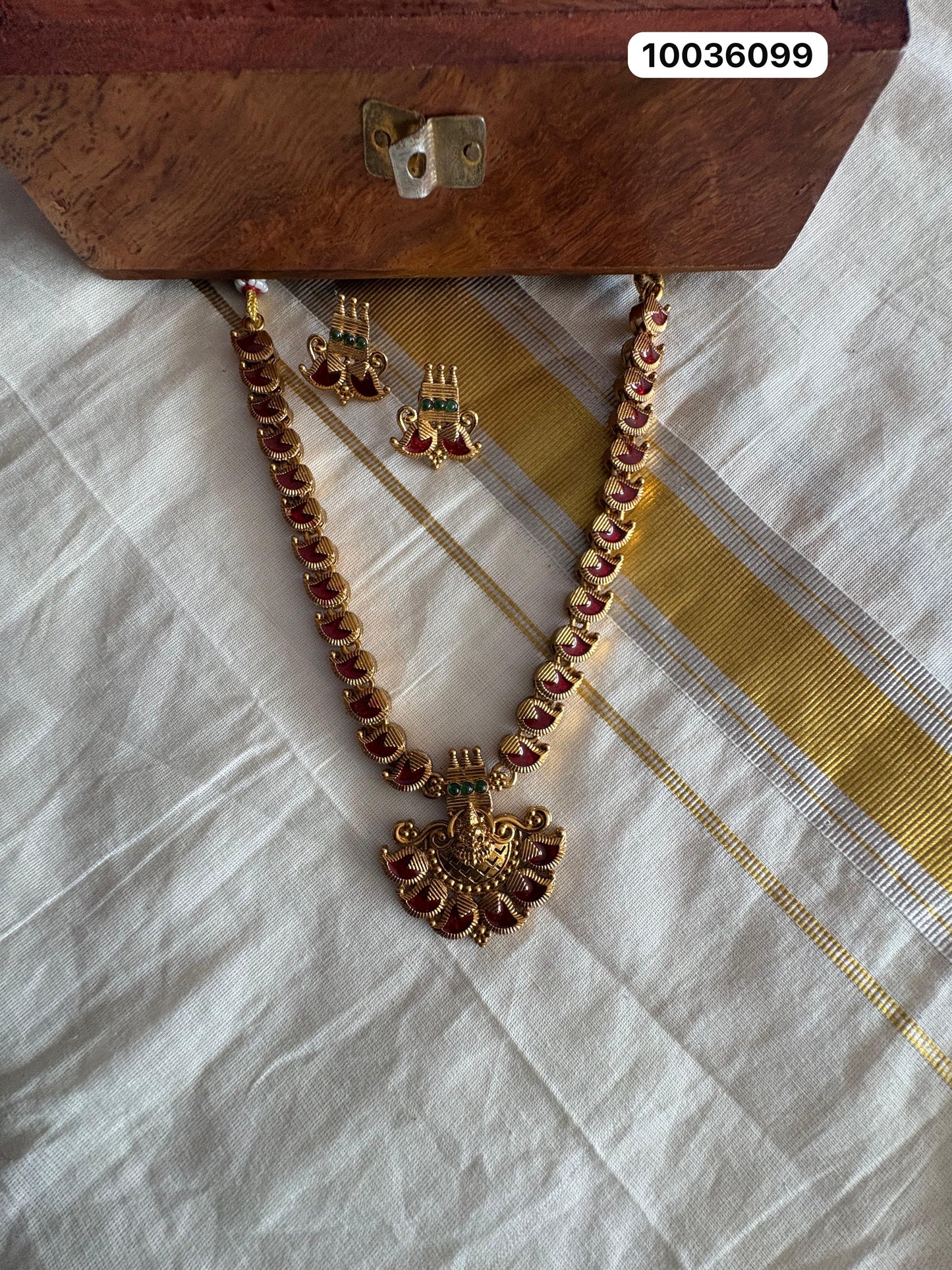 JL10036011 Kerala Style neck set JEWELLERY