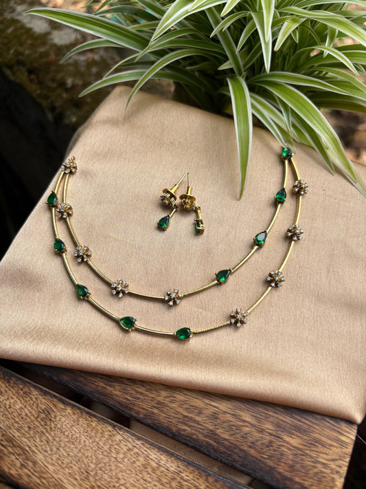 JL10058511 Premium 2 Layer necklace JEWELLERY