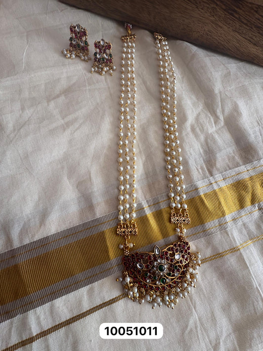 JL10051011 Pearl neck set JEWELLERY