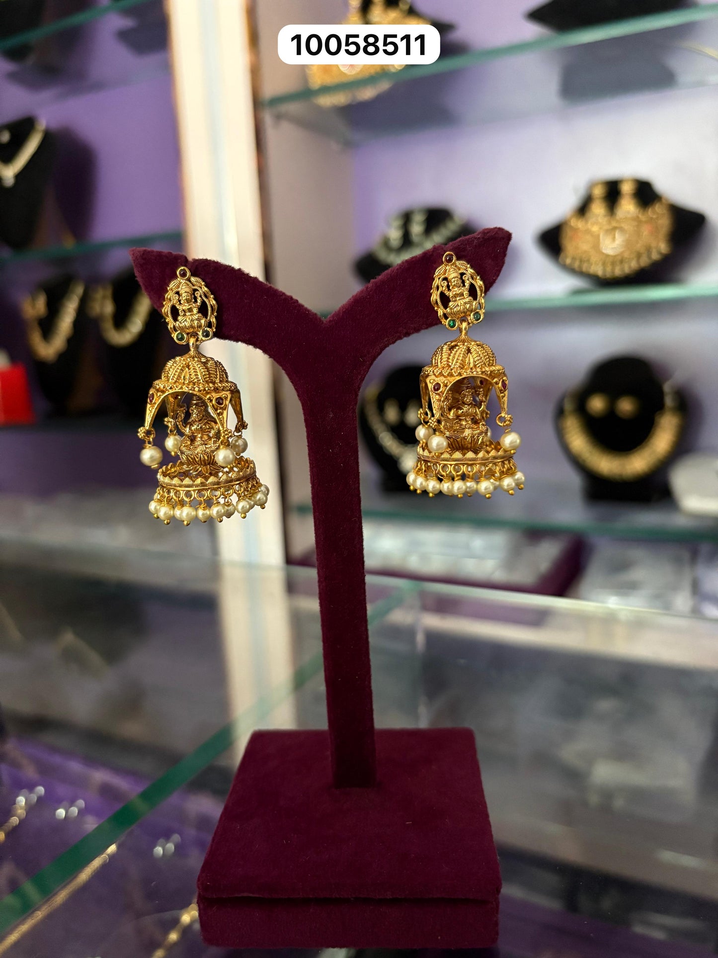 JL10058511 Temple Jumka JEWELLERY