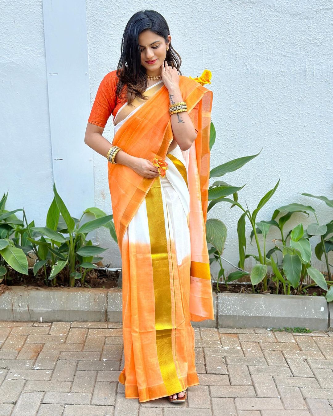 Sm60 Tye and dye set mundu