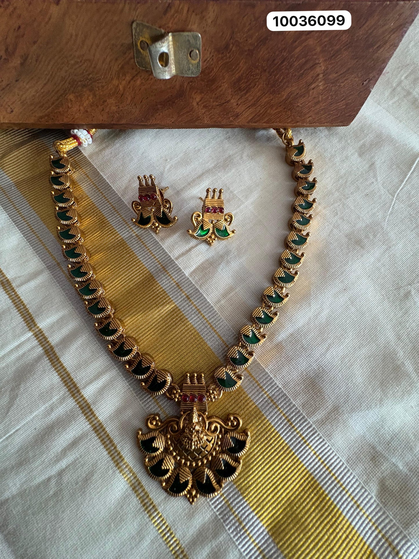 JL10036011 Kerala Style neck set JEWELLERY