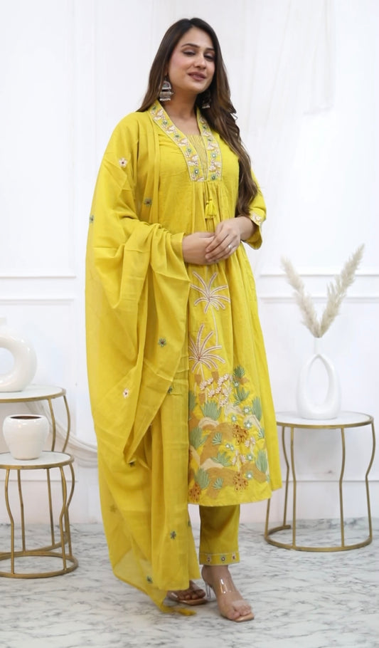 AB02- Premium Anarkali Ready made Suit