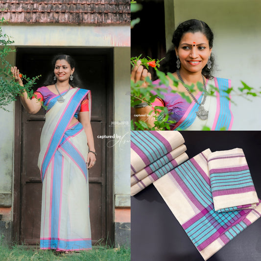 SM03- Big mulloth set mundu