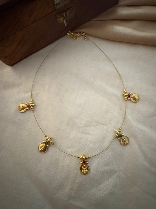 JL200285108 Lakshmi Coin neck set JEWELLERY
