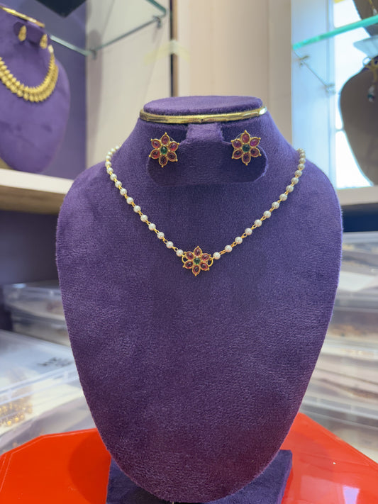 JL100180106 Simple pearl neck set jewellery