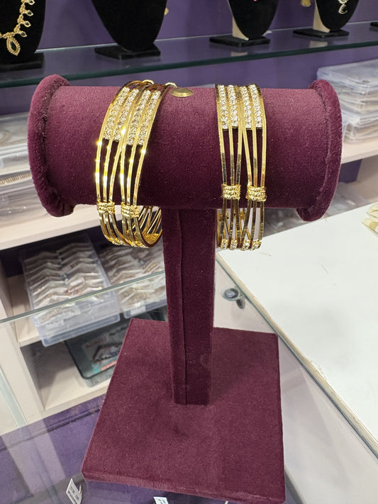 JK600310411 Ring model white stone bangle jewellery