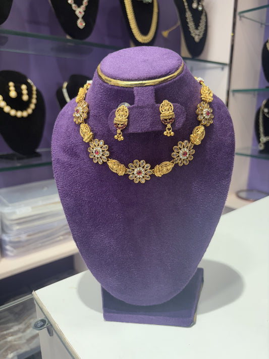 JL10036011 Flower neck set jewellery