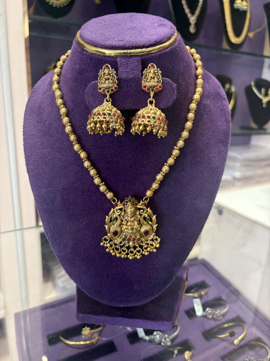 JL30043011 Traditional neck set jewellery
