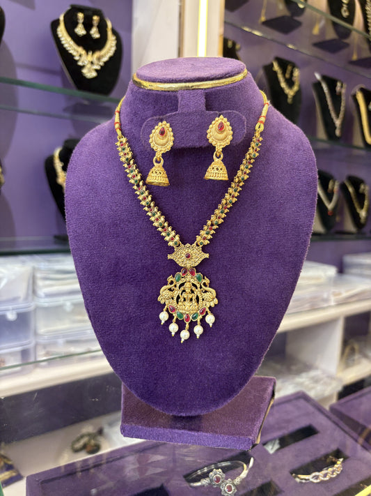 JL30015011 Lakshmi neck set JEWELLERY