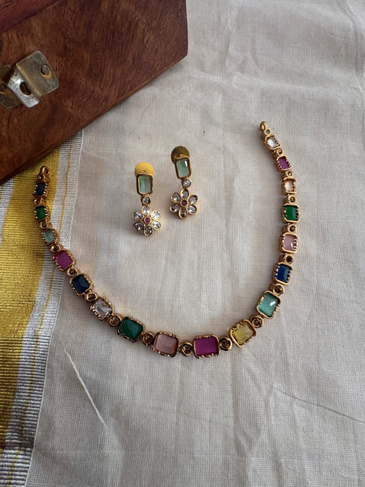 JL10045077 Multi Colour necklace JEWELLERY