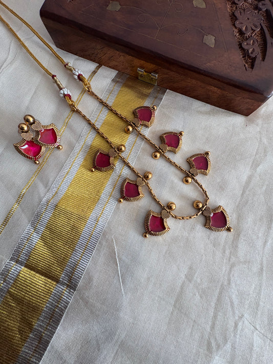 JL30029577 Palakka Pendant necklace JEWELLERY