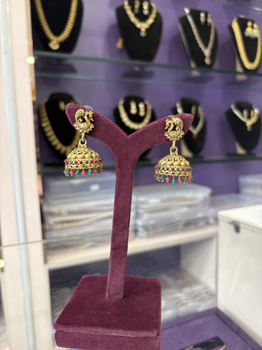 JL30017631 Peacock Jumka JEWELLERY