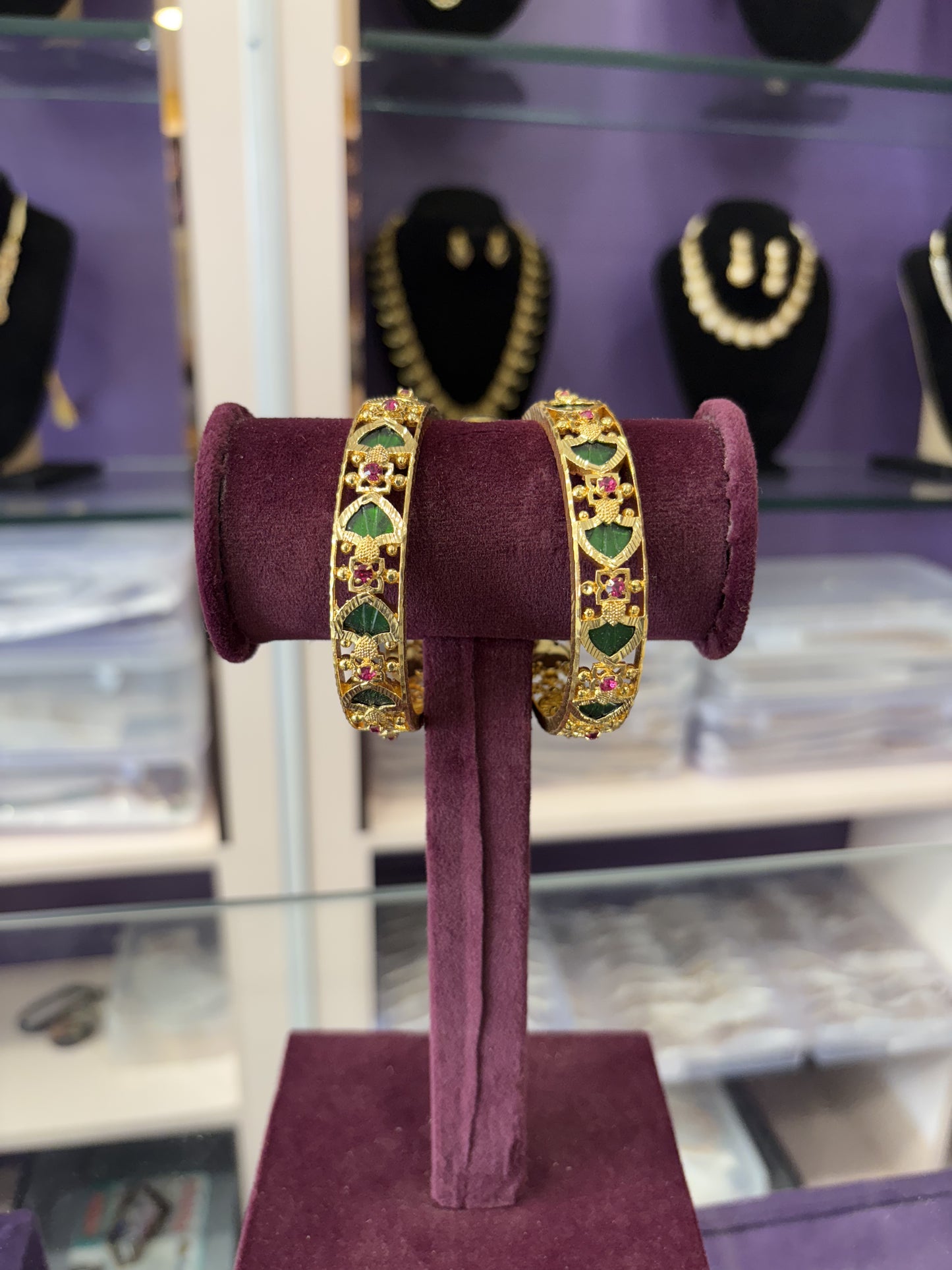 JL60076541 Palakka Bangles JEWELLERY