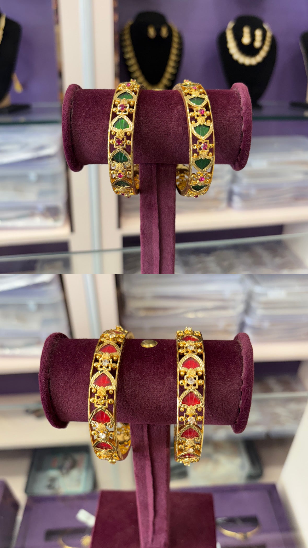 JL60076541 Palakka Bangles JEWELLERY