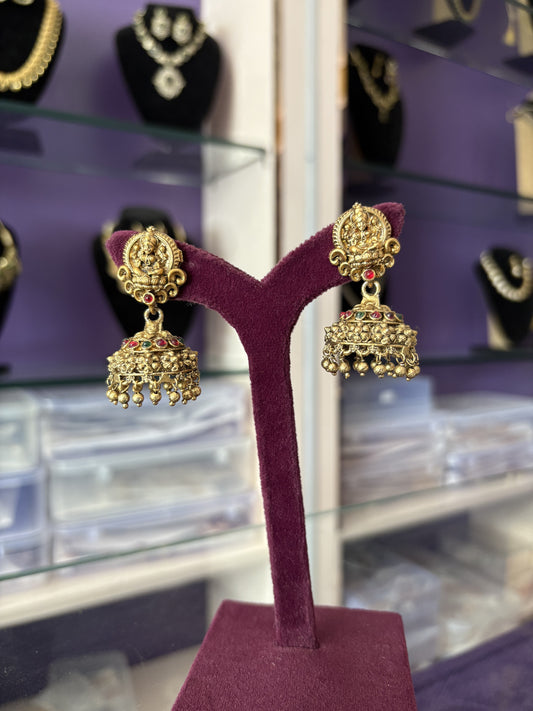 JL30017631 Simple Lakshmi Jumka JEWELLERY
