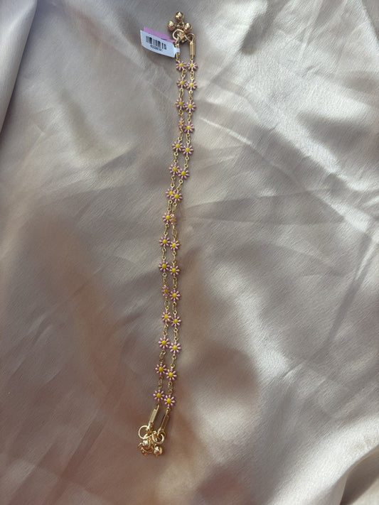 JL60038090 Flower Anklets JEWELLERY