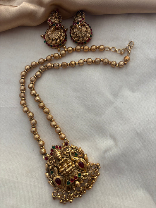 JL30043011 Lakshmi necklace JEWELLERY