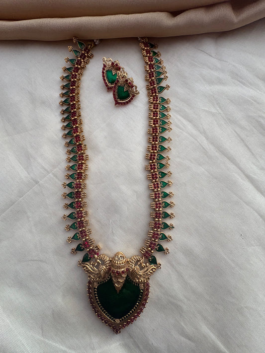 JL10057081 Long Palakka Haram JEWELLERY