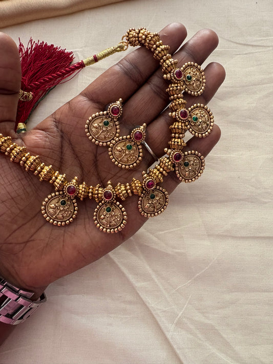 JL20048011 Saipalavi antique necklace JEWELLERY