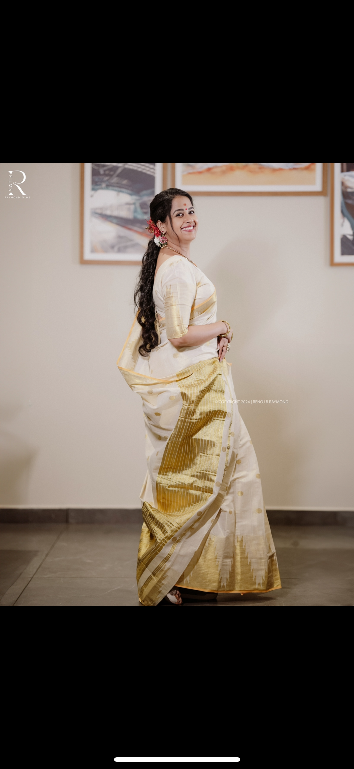 SS101- Sadhika temple polka golden tissue saree