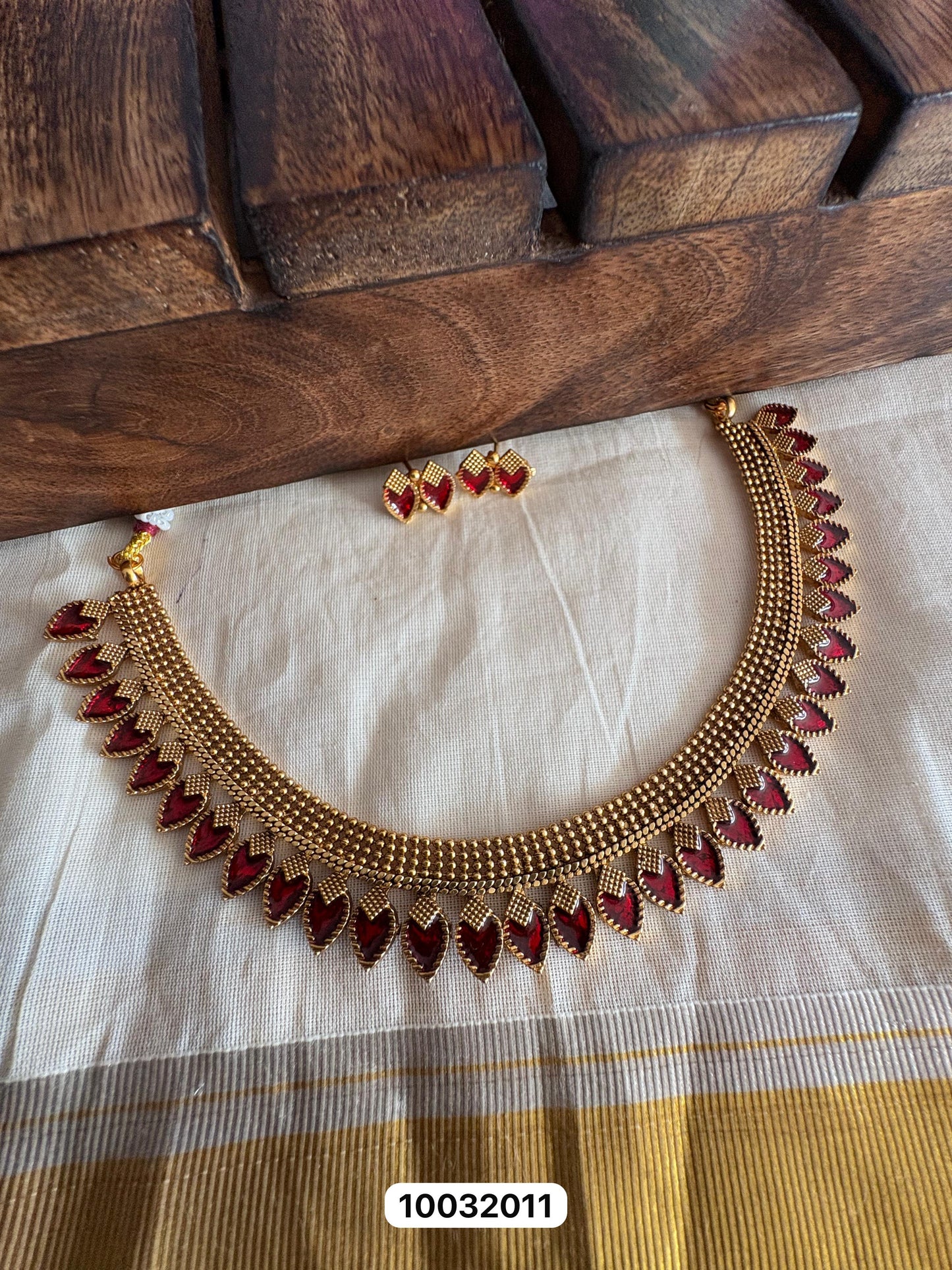 JL10032011 Kerala Traditional neck set JEWELLERY