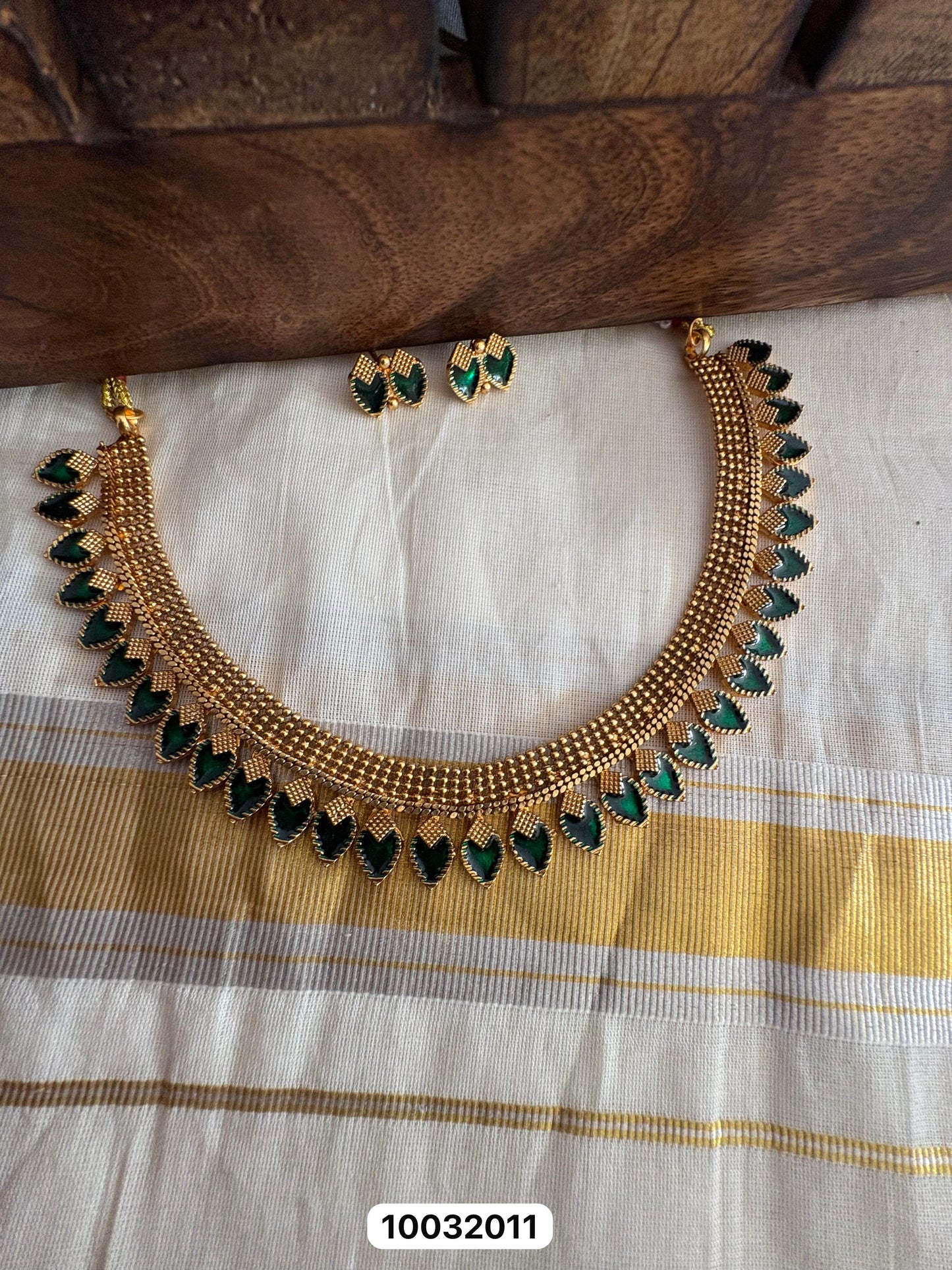 JL10032011 Kerala Traditional neck set JEWELLERY