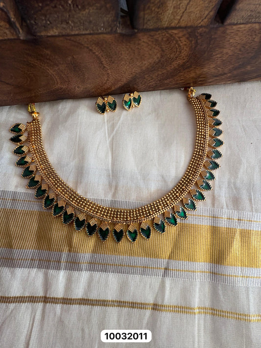 JL10032011 Kerala Traditional neck set JEWELLERY